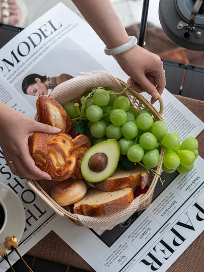 ぶどうバスケットセット （山梨パン工房モンマーロ - 山梨だからぶどう  