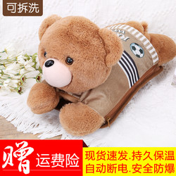 Hot Water Bottle Rechargeable Explosion-Proof New Model Warm Baby Electric Warmer Plush Cute Korean Version Female Water-Filled Hot Water Bag Hand Warmer