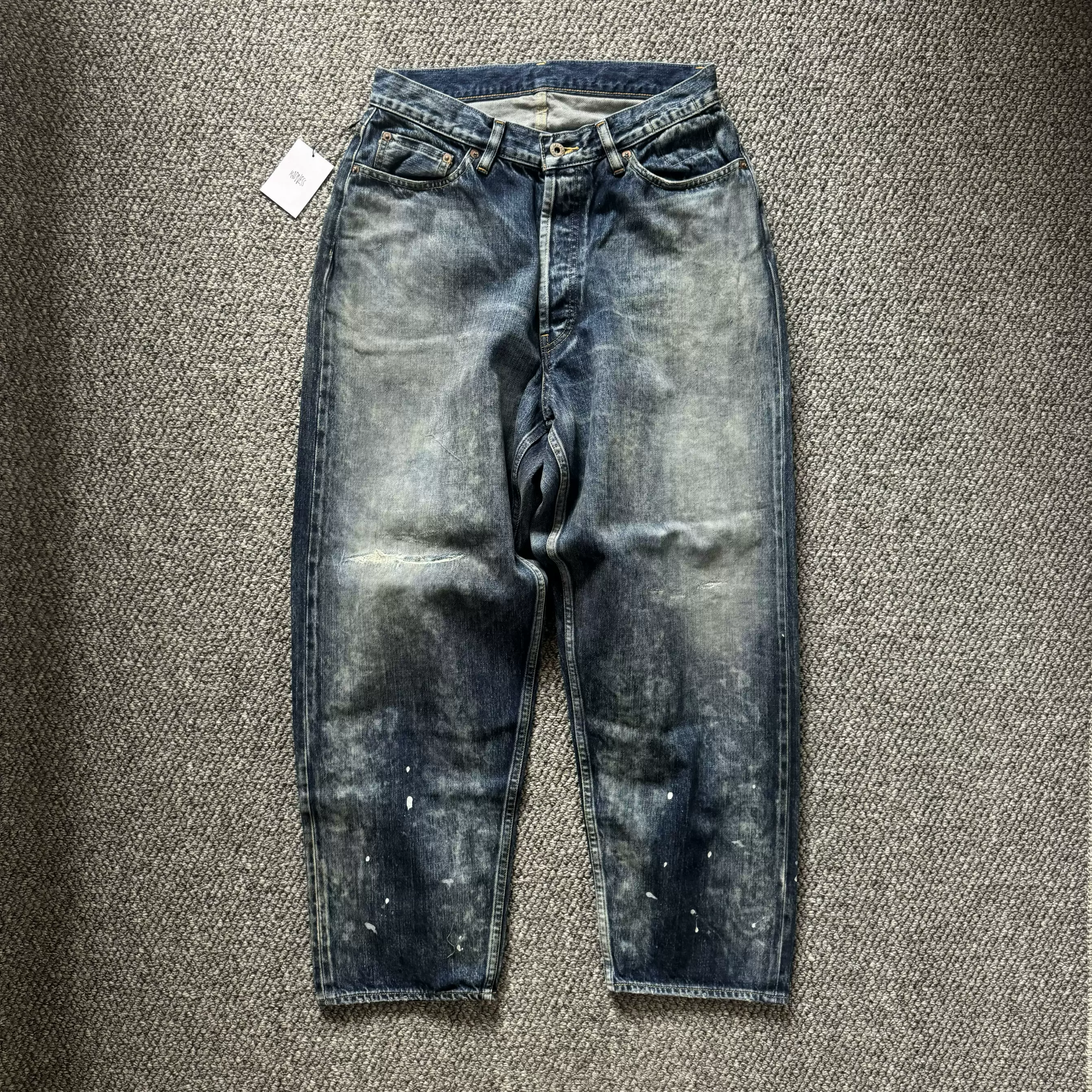 MADNESS AGING DENIM PANTS. M2 WIDE COMFY 现货MADNESS AGING DENIM