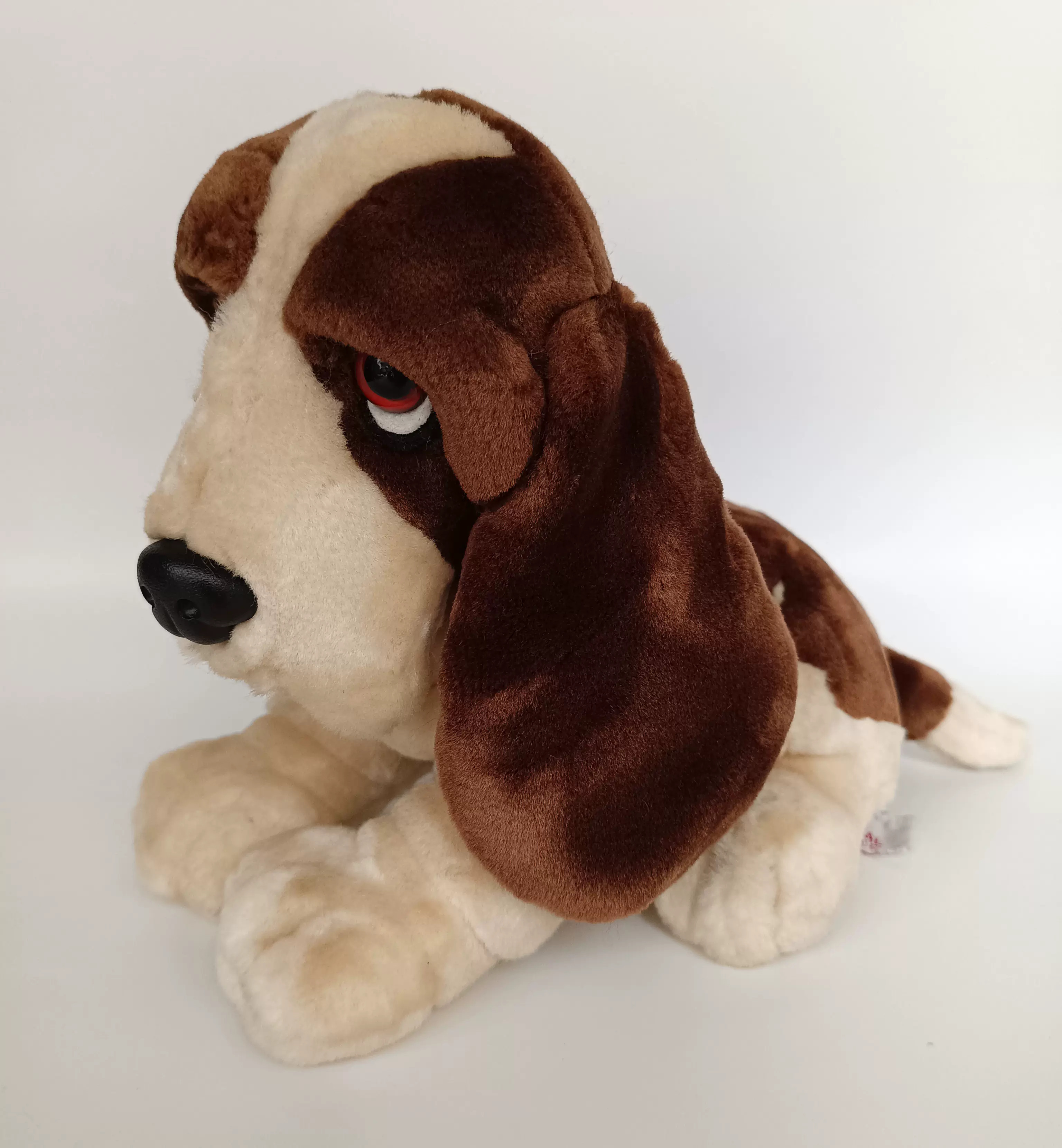 外贸Russ正版Hush Puppies巴吉度犬毛绒玩具坐姿公仔屁股处