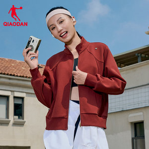 
Jordan Antibacterial Technology Knitted Cardigan Women's 2026 Spring New Shopping Mall Same Style Windproof Warm Sweater Jacket