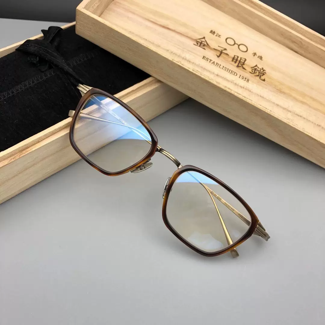 日本金子眼镜联名款Kaneko Optical KJ-24 框架眼镜男女可配度数-Taobao