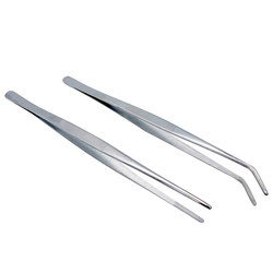 304 stainless steel long clip with extended straight head and elbow tweezers, scorpion clip, cocktail tool clip, plate tool