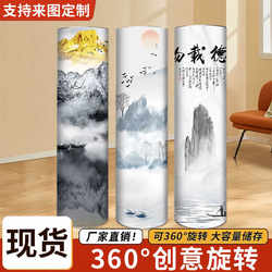 Rotating Shoe Cabinet 360-Degree Circular Shoe Rack for Home Entrance, Multi-Layer, Large Capacity, No Installation Required, Entryway Cabinet, Cylindrical, Vertical