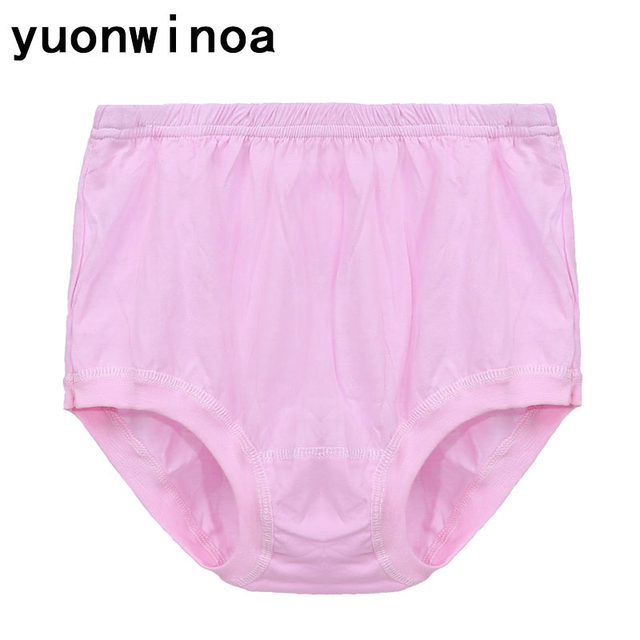 Grandma's Underwear for 70-80 Year Old Women, Pure Cotton, Middle-Aged and Elderly Women's Underwear, High-Waisted, All-Cotton, Loose-Fitting for Mothers