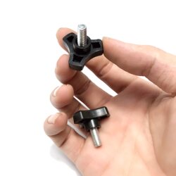 M6 Mini Torx Knob, Hand-Twisted Bolt, Knob with Handle, Screw Rod Nut, Torx Handle Screw