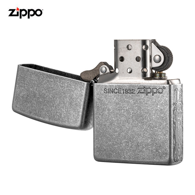 ZIPPO official flagship store windproof kerosene men's lighter original ...