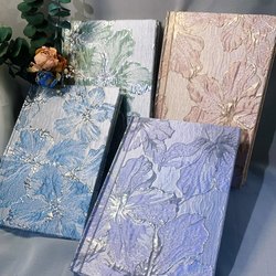 Hepburn's Original | Original Lily Notebook with a Textured Surface, Exquisite Notebook, Girls' Diary, High-Value Notebook