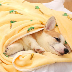 Corgi Sleeping Air Conditioner Quilt with Small Quilt