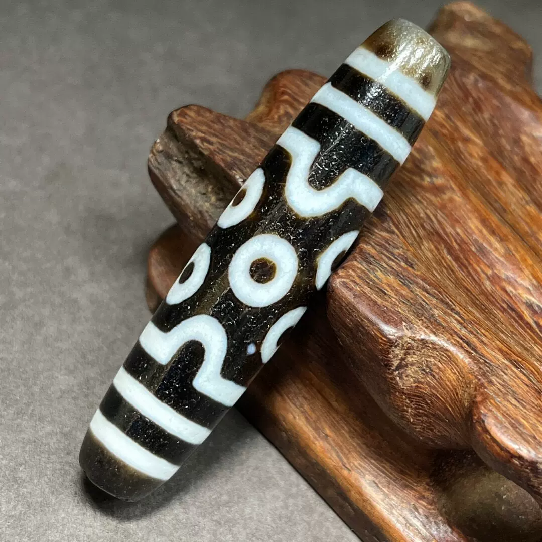 ⭕️ 台湾の上肯購入　高品質【三眼天珠】　本物瑪瑙石保証品‼️ 50000円以上の品 一代老台湾上肯老超顶老许厂长手作超顶