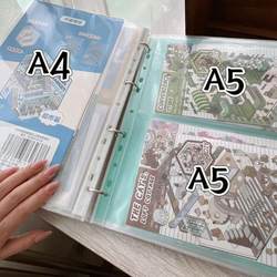 Loose-Leaf Binder, A4 and A5 Combination, Landscape Sticker Storage Book