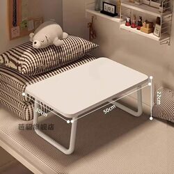 Folding Table for Bed, Portable Folding Table, Multifunctional Foldable Bed Table, Small Bed Table for Dormitory, Cartoon Design