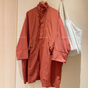
KOGIRL early autumn new Korean style Dongdaemen loose silhouette lapel workmanship and functional medium-length windbreaker jacket