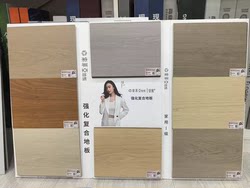 Sofia 11mm Laminate Flooring, Popular Model for Home Use, Wear-Resistant, Eco-Friendly, Waterproof, Gray Flooring, Cream Wood Texture