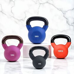 Cast Iron Solid Kettlebell for Home Fitness, Hip Enhancement, Women's Weight Loss Exercise Equipment, Small Size, Mini Frosted Kettlebell