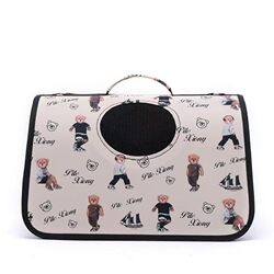 Teddy Dog Backpack, Portable Backpack for Outings, Cat Carrier, Cat Bag, Dog Backpack, Portable Cage Box, Handbag