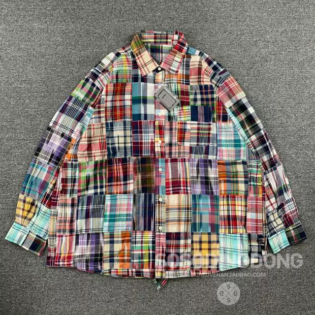 BROCHURE PATCH/W MADRAS SSZ 彩色格纹长袖CITYBOY衬衫21SS-Taobao