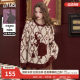 Fairy pocket Lazy style retro slucky women's 2024 winter new loose soft glutinous plush top
