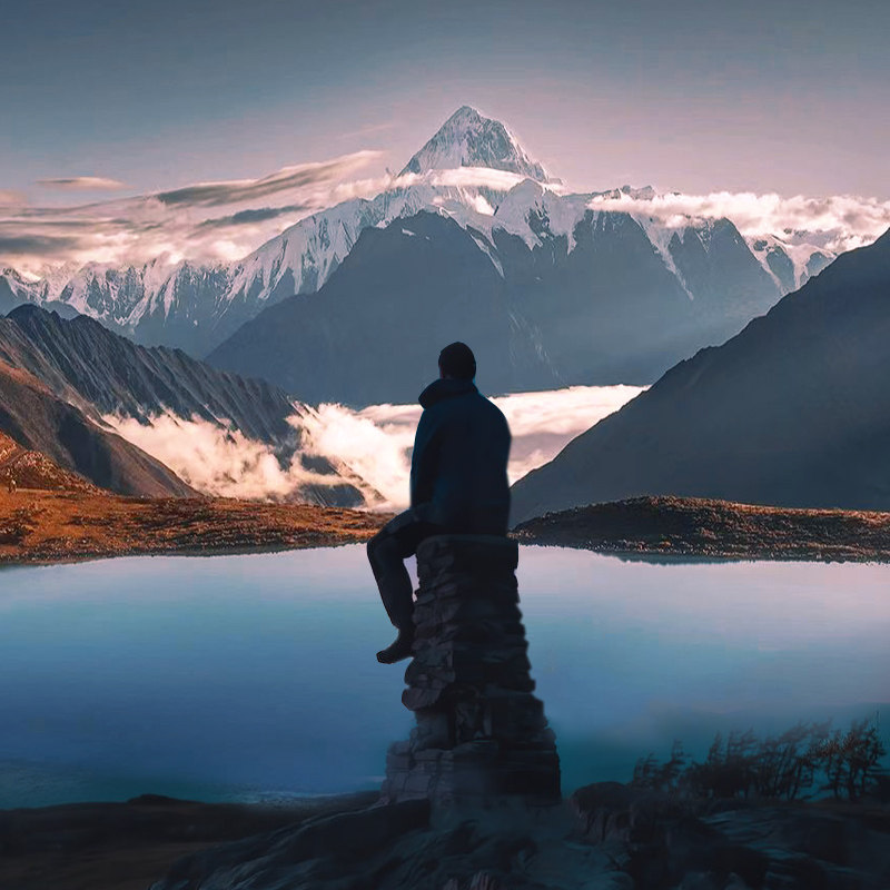 成都8人纯玩川西跟团游4天冷嘎措子梅垭口贡嘎雪山月亮湖四姑娘山