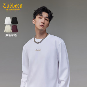 
[High-end basic T] Carbine long-sleeved T-shirt men's spring new round neck with bottoming shirt loose top
