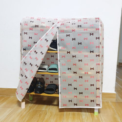 Simple Multi-Layer Household Shoe Cabinet Rack with Dust Cover, Decorative Shelf, Indoor Decorative Cover, Dust Cover Sold Separately