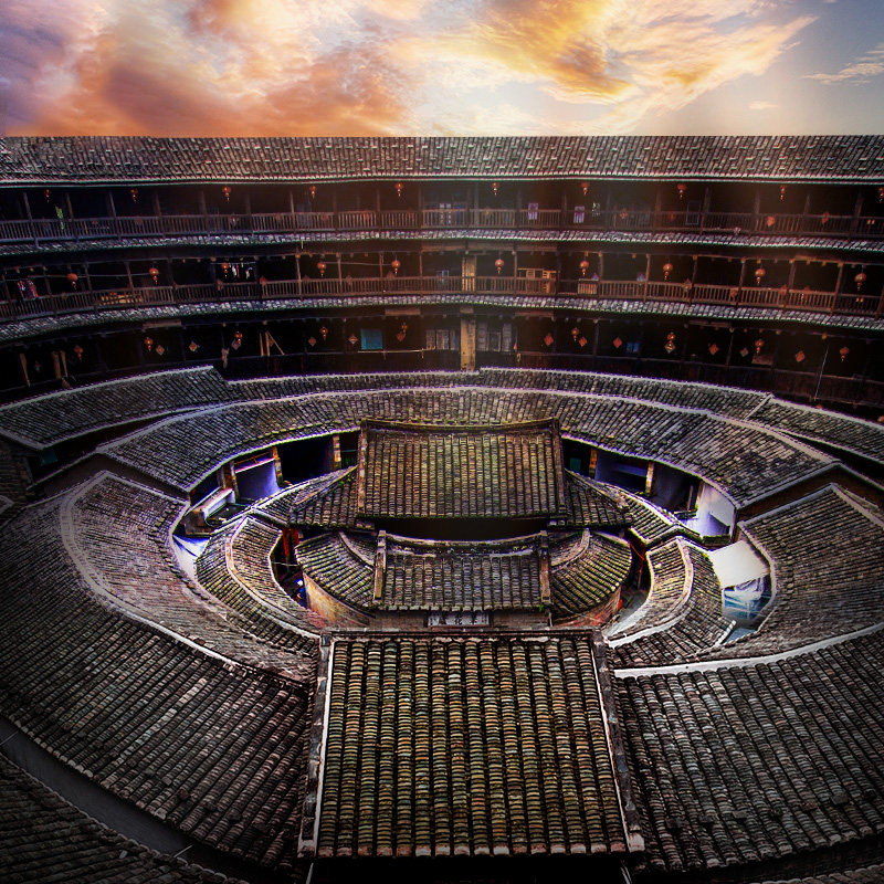 【云水谣土楼一日游】6人8人团和贵楼+怀远楼+云水谣古镇厦门旅游