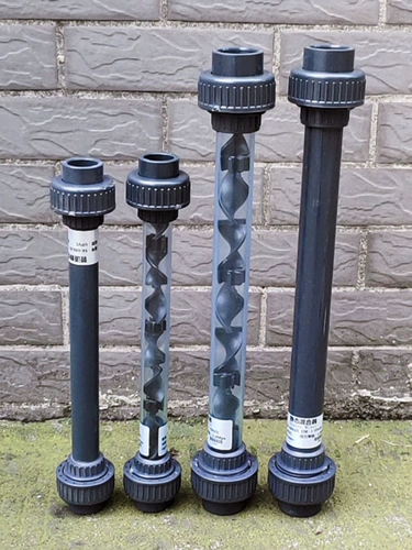 Добавить смесь лекарственной трубы DN15/20/25/32/40/50/655UPVC Статическая смесь жидкая вода