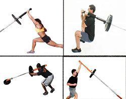 Push Shoulder and Back One-Hand Barbell Barrel Rack Oblique Barbell Push Training Barrel Barrel Auxiliary Handle Core Training