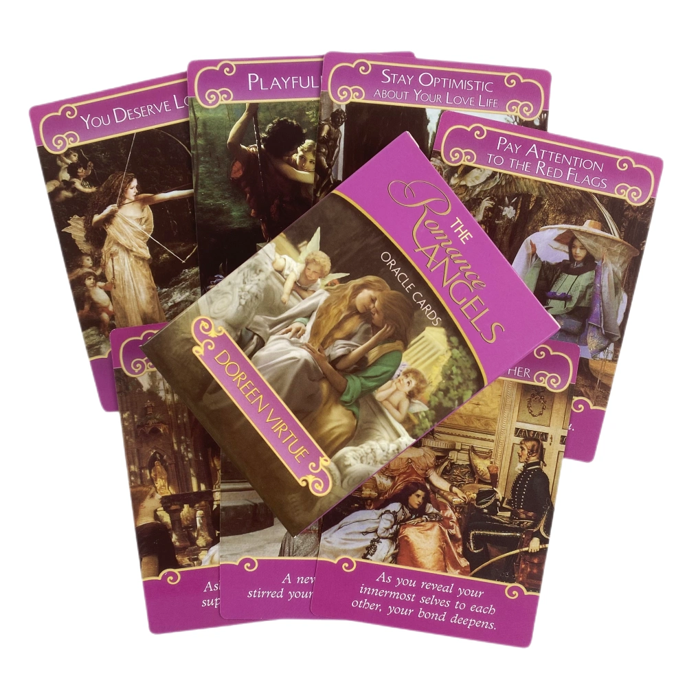 The Romance Angels Oracle Cards Divination Deck English Visi-Taobao