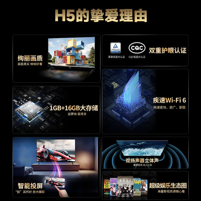 Small Color Tv Haier H532-inch smart eye protection WiFi network LCD flat-panel TV ...