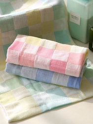 Towel for Face Washing, Pure Cotton, Household Use, All-Cotton, Children's Gauze Small Square Towel, Baby Face Towel, Baby Square Towel, Adult Square Towel