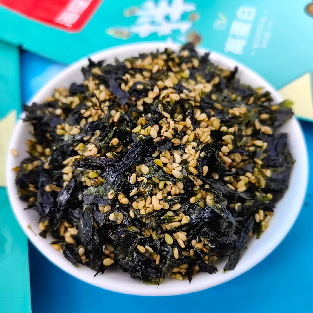 海狸先生拌饭海苔碎100g*3袋香酥白芝麻料紫菜碎儿童饭团即食零食