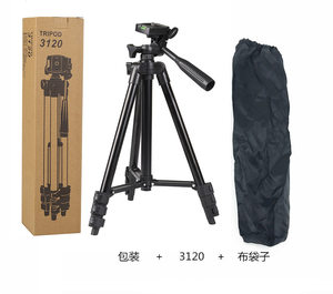 
Mobile phone tripod camera SLR tripod live selfie stand 3120 tripod four-section aluminum alloy
