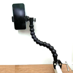 
Snake arm mobile phone holder, metal crab clamp, desktop live broadcast clamp, round tube mobile phone clamp, lazy gimbal bracket