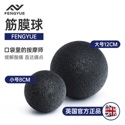 Large Fascia Ball 8/12cm Professional Yoga Massage Fitness Muscle Relaxation Foot Rehabilitation Training Neck Membrane Ball Hard