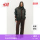 HM women's suit summer slim sports soft long-sleeved sweatshirt jogging pants 1250206
