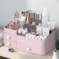 Cosmetics Storage Box, Desktop Dressing Table, Skin Care Product Storage Rack, Lipstick Organizer, Drawer-Type Small Box on the Table