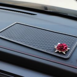 Creative  Car Dashboard Organizer Mat 30*15 Phone Holder Anti-Slip Mat High Temperature Resistant Car Anti-Slip Mat