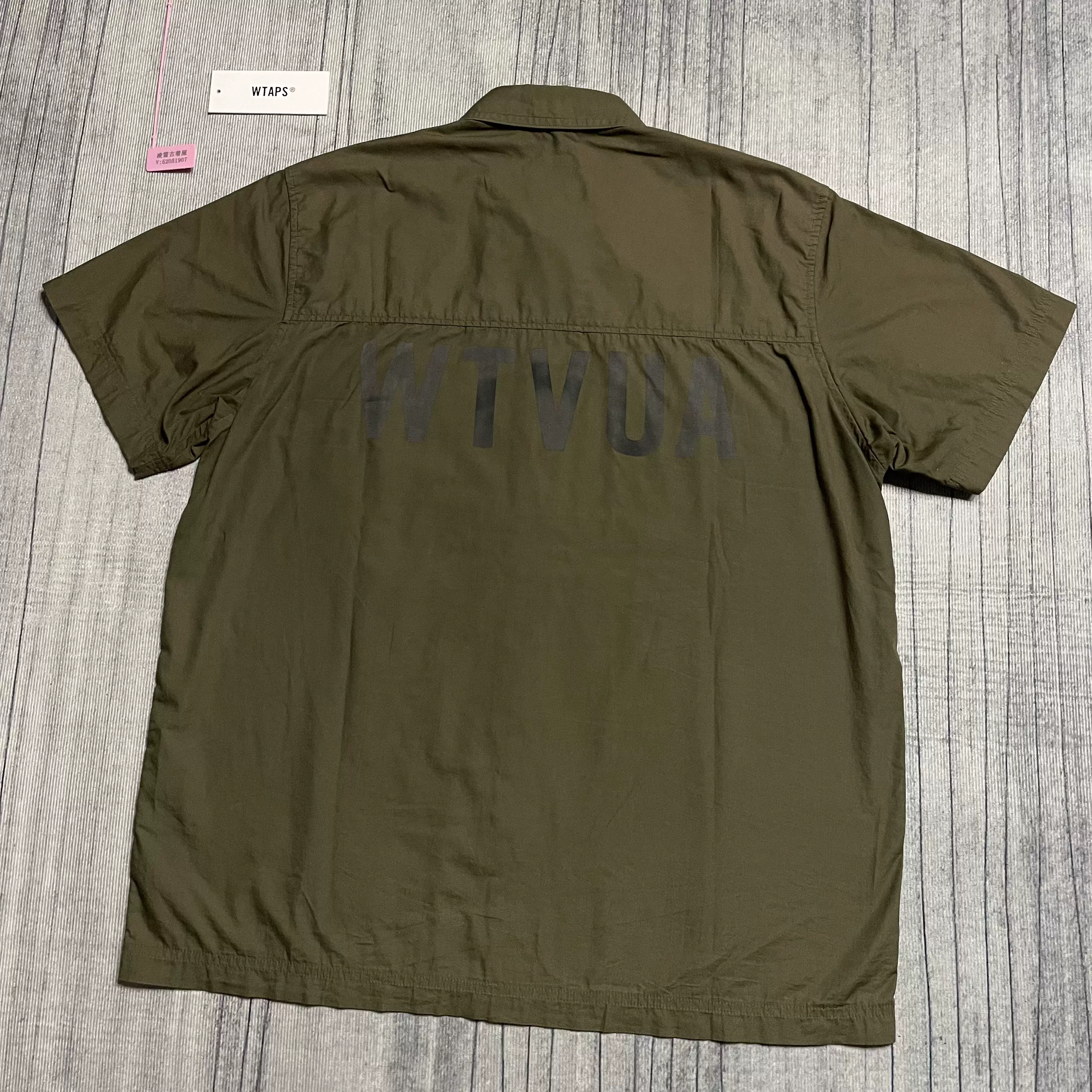 トップス WTAPS 19SS DECK SS SHIRT. COTTON. SATIN WTAPS 19SS DECK SS SHIRT. COTTON. SATIN