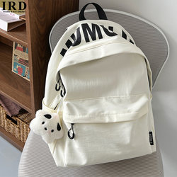 High School Student Backpack ins Trendy Niche Simple Backpack for Junior High School Girls, Good-Looking College Students Lightweight Backpack