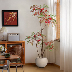 Haierong Yalin Nantian Bamboo Artificial Green Plant with a High-End Realistic Feel, Luxurious Living Room Decoration, Floor-Standing Fake Tree for Indoor Decoration