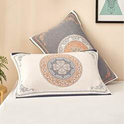 Manufacturer's Gauze Pillow Towels, Pure Cotton, a Pair of Pillow Towels, All-Cotton, Nordic Style, Household Use, 2-Pack, Four-Layer Gauze