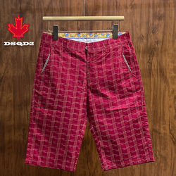 Casual pants, versatile shorts, loose straight leg six-point pants