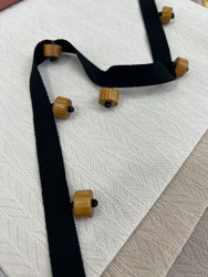 New High-End Modern Simple Curtain Lace Decorative Accessories and Materials, Curtain Wooden Bead Lace Decorative Accessories and Materials