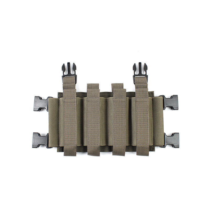 Poche Triple Tactique PEW Tactical Pour Magasins 556/762 - À Fixer Sur Gilet, Fermeture Sangle