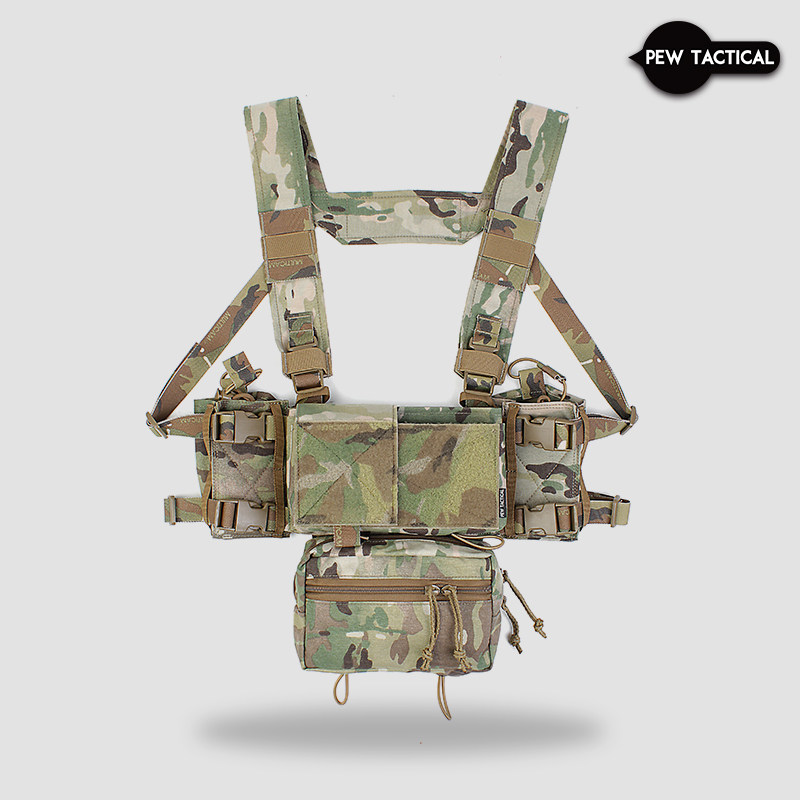 Pochette Quadruple Chargeur PEW Tactical - Panneau Pour Gilet LV119 MK3 MK4 JPC2.0