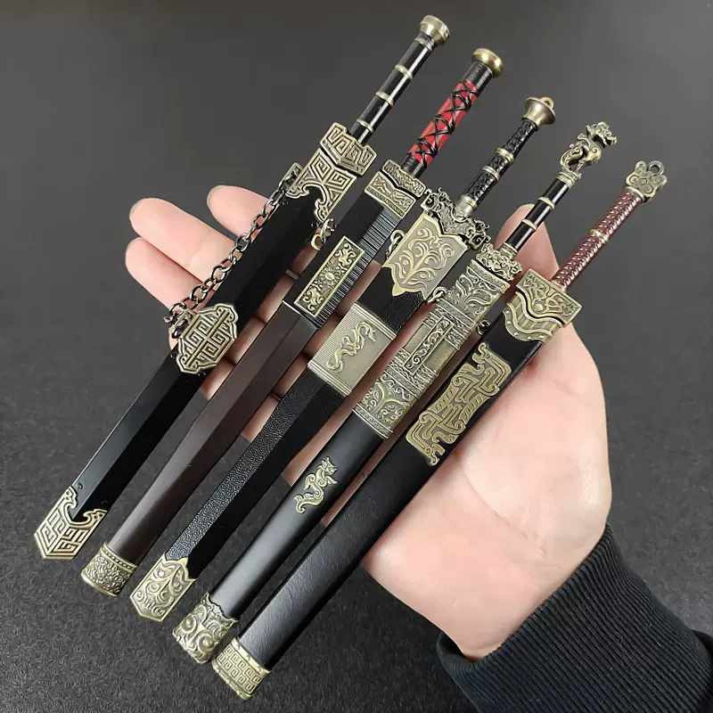 秦朝古代冷兵器金属玩具模型秦始皇剑太阿剑辘轳剑十大名剑武器