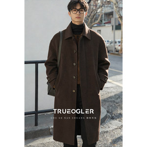 
[Storage] High-end double-sided woolen coat mid-length knee-length windbreaker winter coat for men and women