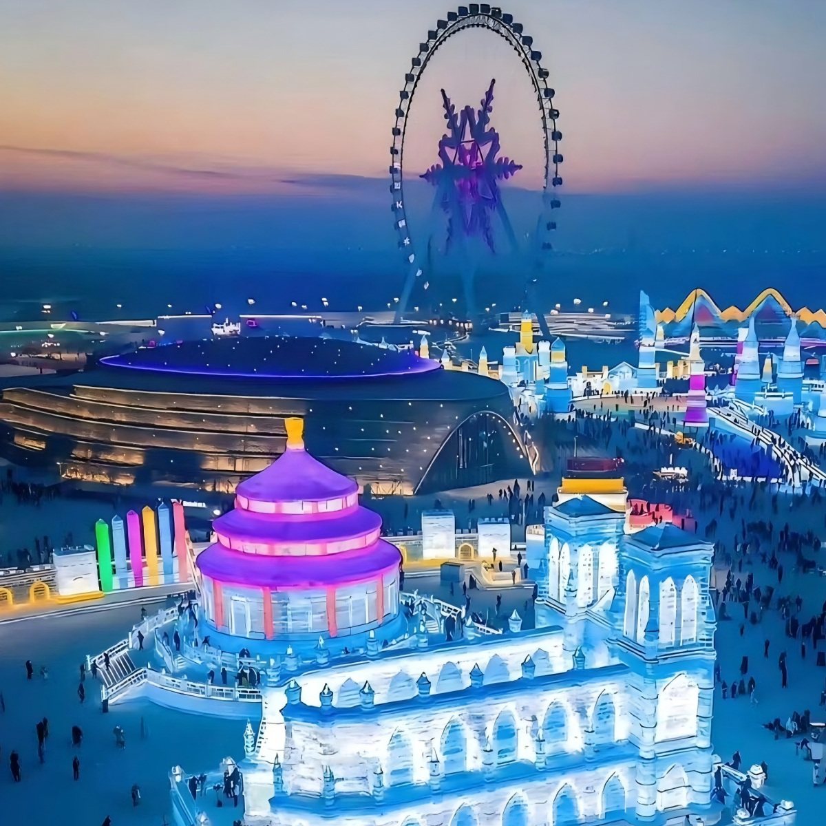 黑龙江哈尔滨中国雪乡\ 亚布力滑雪\十里画廊\冰雪大世界 4天3晚