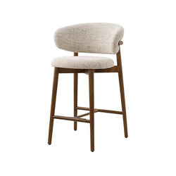 Medieval Style Solid Wood Bar Stools, Restaurant Island Chairs, Simple Designer Bar Chairs, Retro High Stools, High Chairs